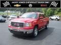 2010 Fire Red GMC Sierra 1500 SLT Crew Cab 4x4  photo #1
