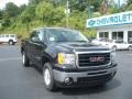 2010 Onyx Black GMC Sierra 1500 SLT Crew Cab 4x4  photo #8