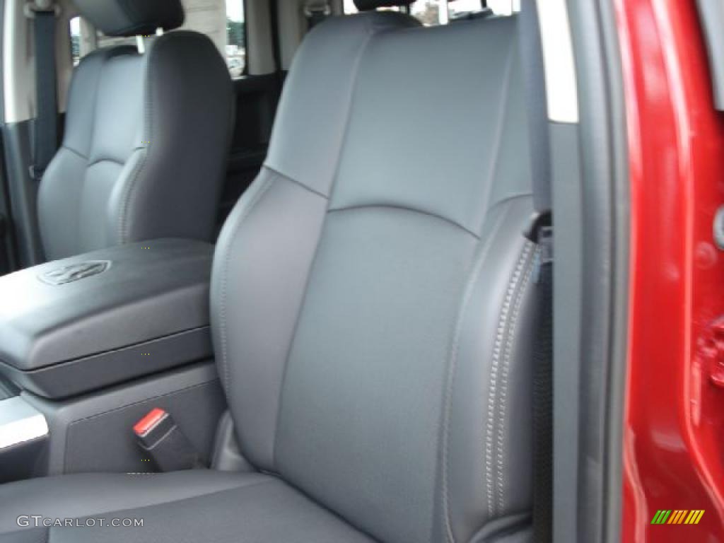 2010 Ram 1500 Sport Quad Cab - Inferno Red Crystal Pearl / Dark Slate/Medium Graystone photo #9