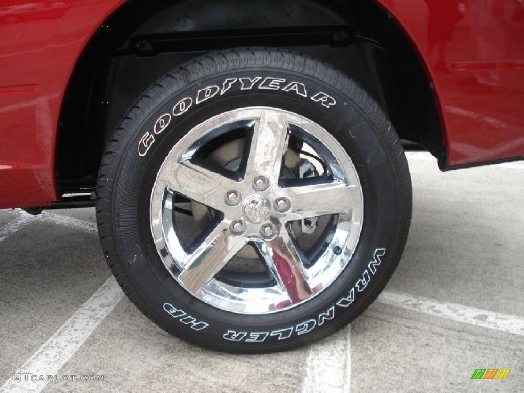 2010 Ram 1500 Sport Quad Cab - Inferno Red Crystal Pearl / Dark Slate/Medium Graystone photo #16