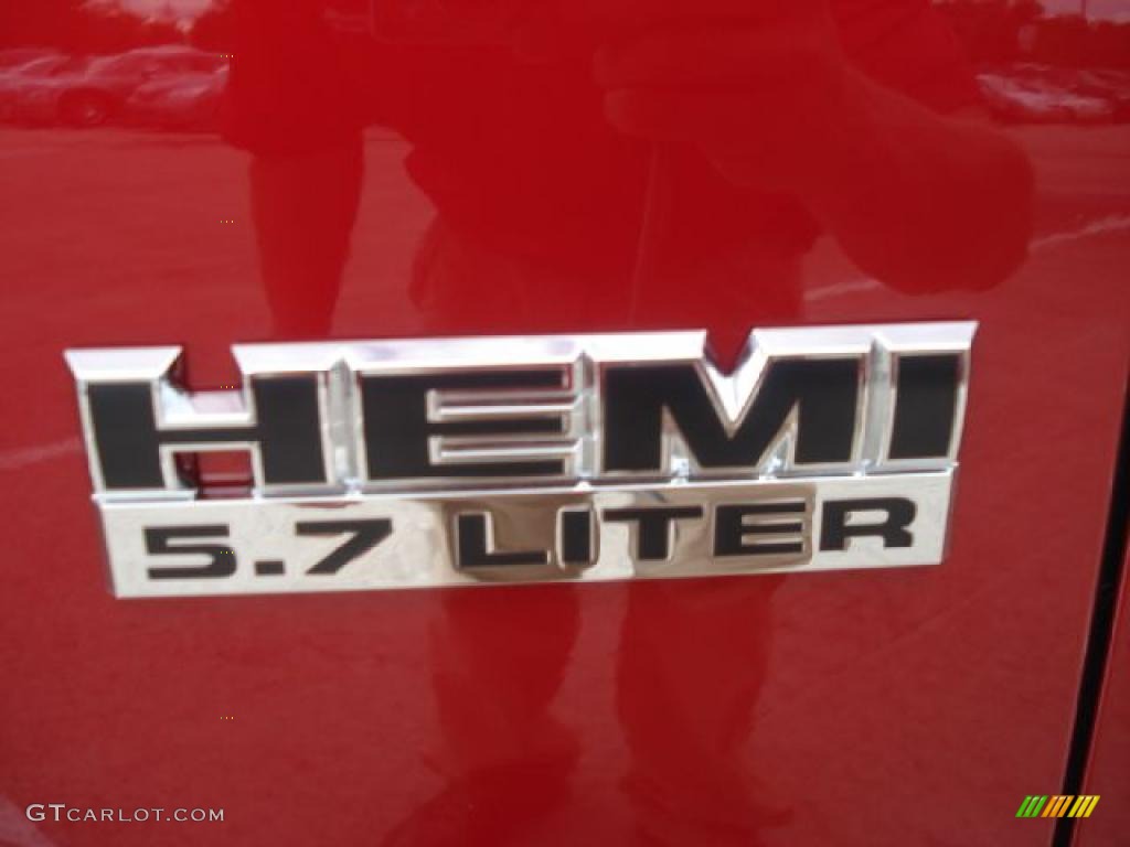 2010 Ram 1500 Sport Quad Cab - Inferno Red Crystal Pearl / Dark Slate/Medium Graystone photo #21