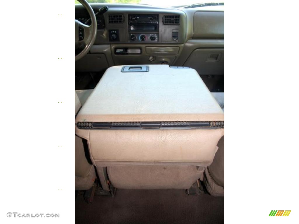 2000 F250 Super Duty Lariat Crew Cab 4x4 - Oxford White / Medium Parchment photo #66