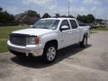 2008 Summit White GMC Sierra 1500 SLT Crew Cab 4x4  photo #2