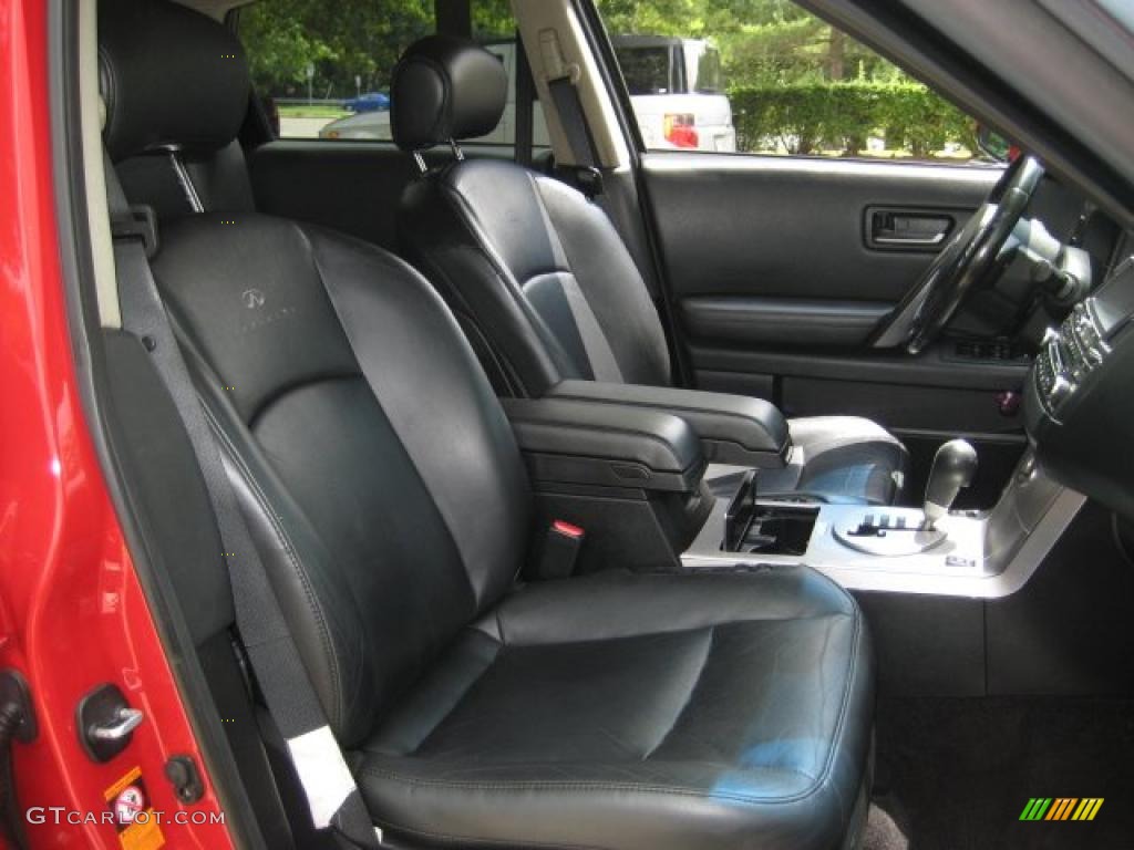 2004 FX 35 AWD - Laser Red / Black photo #12