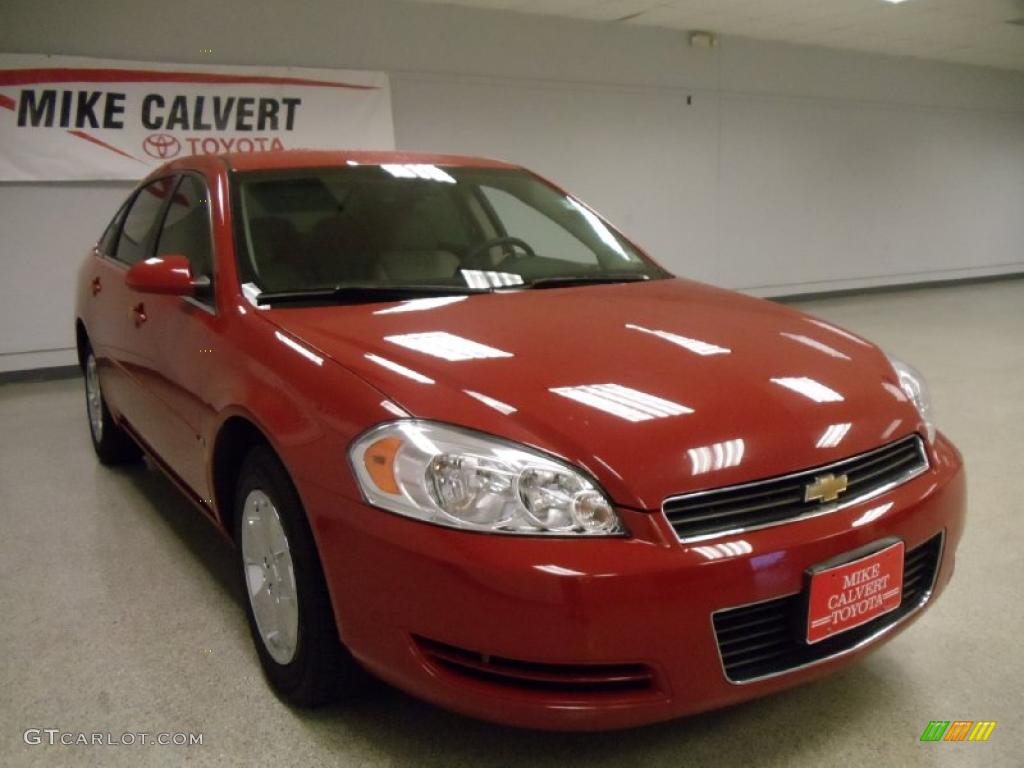 2008 Impala LT - Precision Red / Neutral Beige photo #1