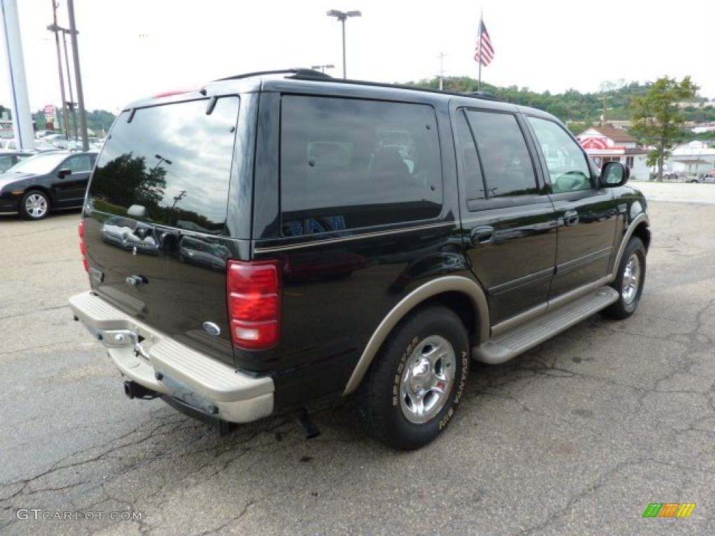 2002 Expedition Eddie Bauer 4x4 - Black / Medium Parchment photo #3