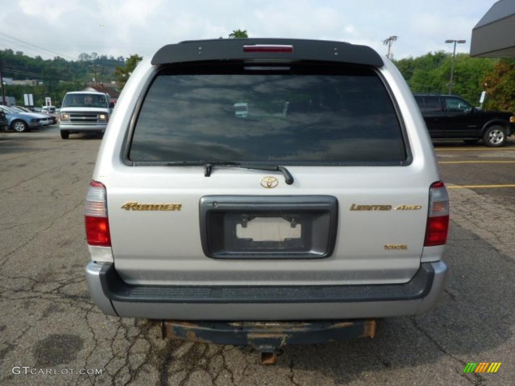 1999 4Runner Limited 4x4 - Millennium Silver Metallic / Oak photo #3