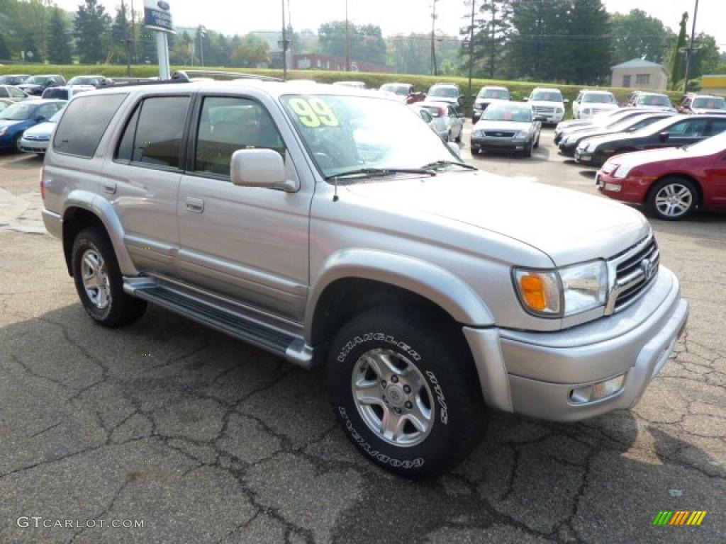 1999 4Runner Limited 4x4 - Millennium Silver Metallic / Oak photo #6