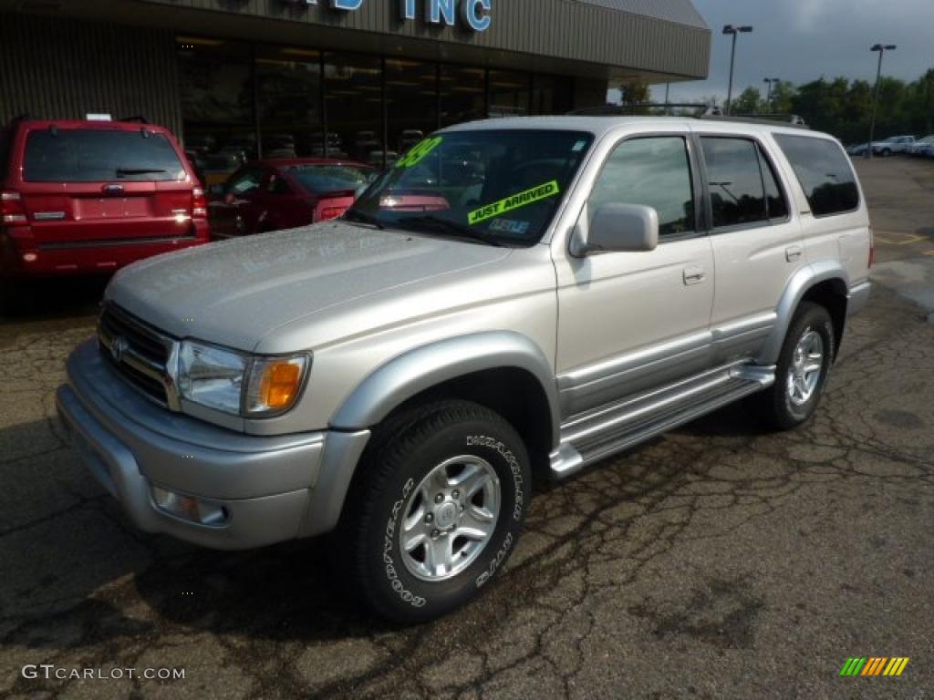 1999 4Runner Limited 4x4 - Millennium Silver Metallic / Oak photo #8