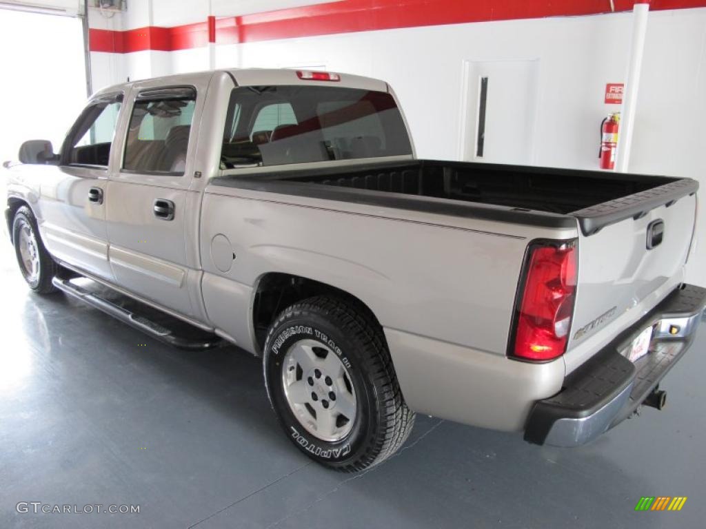 2006 Silverado 1500 LT Crew Cab - Silver Birch Metallic / Medium Gray photo #4