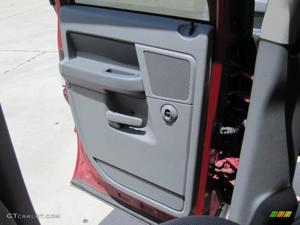 2006 Ram 1500 ST Quad Cab - Inferno Red Crystal Pearl / Medium Slate Gray photo #21