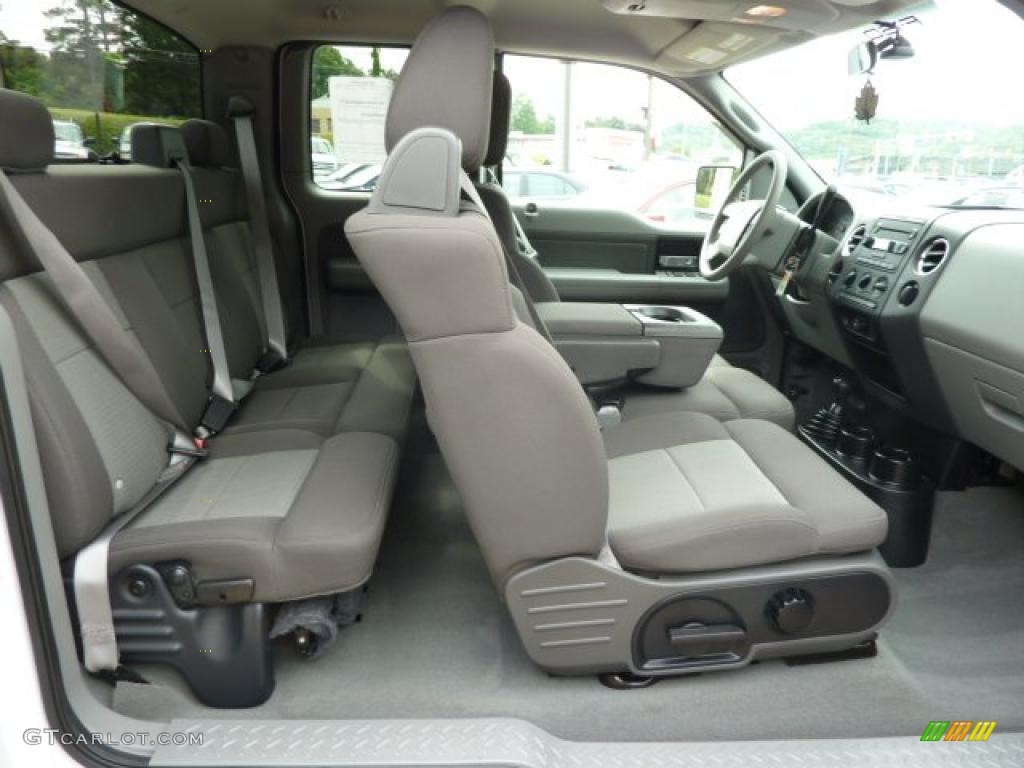 2005 F150 XLT SuperCab 4x4 - Oxford White / Medium Flint/Dark Flint Grey photo #15