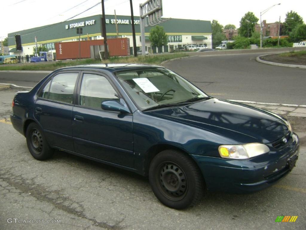 1998 Corolla VE - Dark Blue Pearl / Beige photo #1