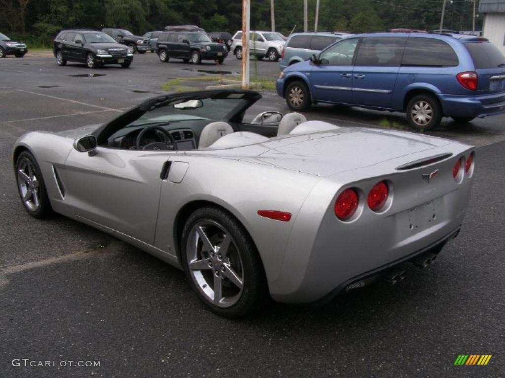 2007 Corvette Convertible - Machine Silver Metallic / Titanium photo #5