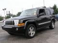 2010 Brilliant Black Crystal Pearl Jeep Commander Sport 4x4  photo #1