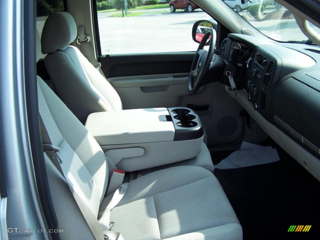 2010 Silverado 1500 LT Crew Cab - Sheer Silver Metallic / Light Titanium/Ebony photo #16