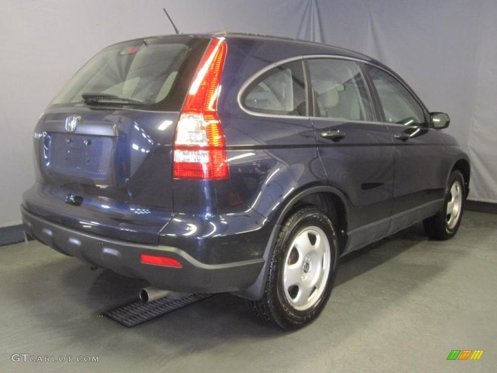 2008 CR-V LX 4WD - Royal Blue Pearl / Gray photo #3