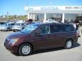 2010 Dark Cherry Pearl Honda Odyssey EX-L  photo #1