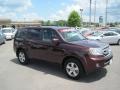 2009 Dark Cherry Pearl Honda Pilot EX-L  photo #7