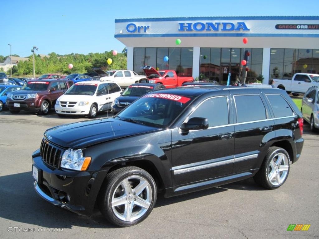 2007 Grand Cherokee SRT8 4x4 - Black / Medium Slate Gray photo #1