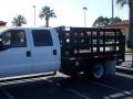 Oxford White - F550 Super Duty XL Crew Cab Chassis Stake Truck Photo No. 8