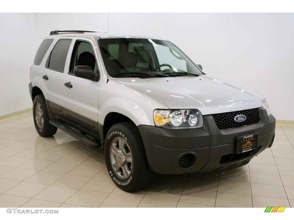 Silver Metallic Ford Escape