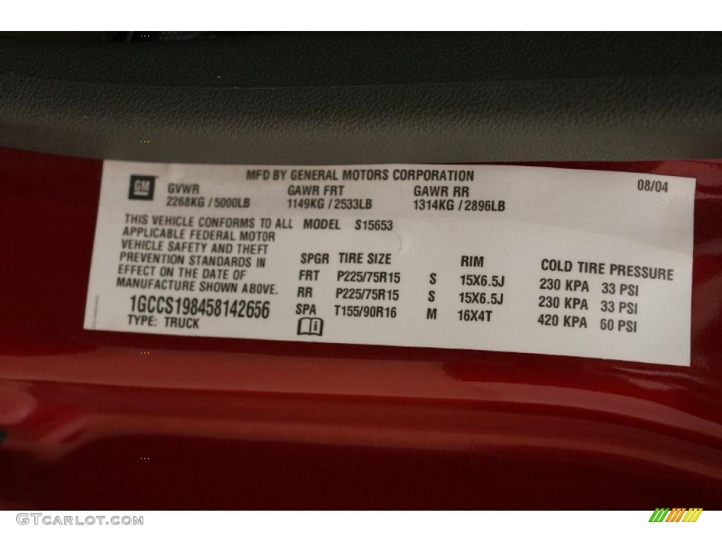 2005 Colorado LS Extended Cab - Dark Cherry Red Metallic / Medium Dark Pewter photo #21