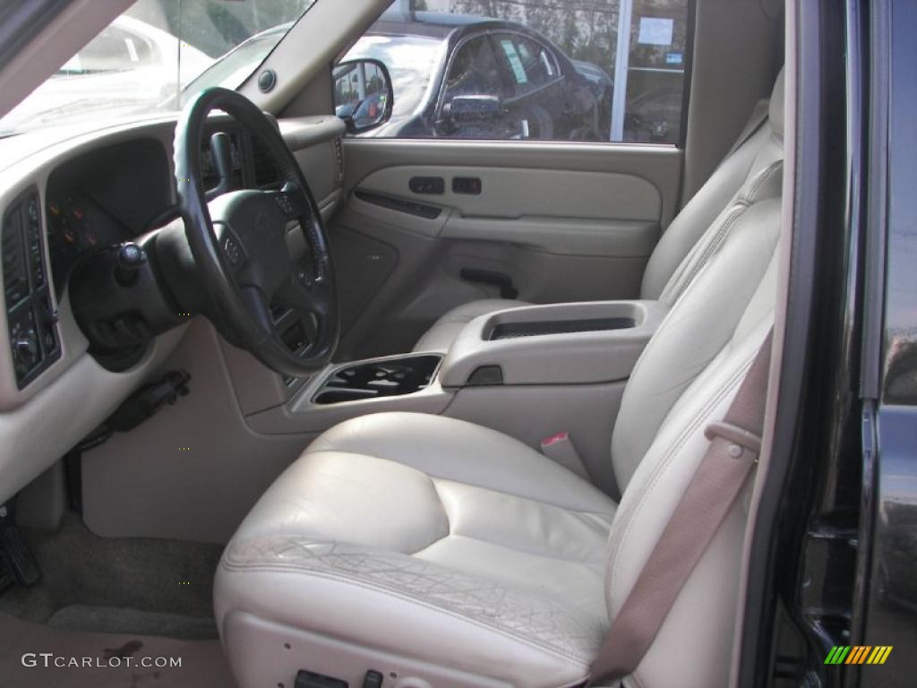 2003 Suburban 1500 LT 4x4 - Black / Tan/Neutral photo #5