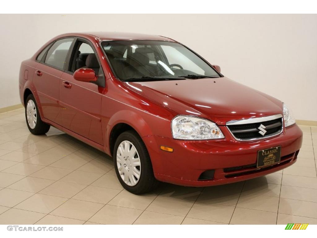 2008 Forenza  - Fusion Red Metallic / Grey photo #1