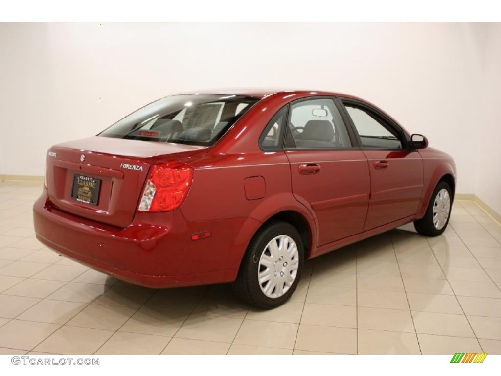 2008 Fusion Red Metallic Suzuki Forenza 33745242 Photo 7 GTCarLot