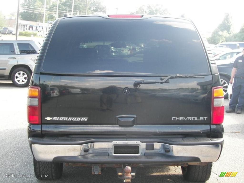 2003 Suburban 1500 LT 4x4 - Black / Tan/Neutral photo #20