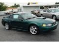 2001 Electric Green Metallic Ford Mustang GT Coupe  photo #3