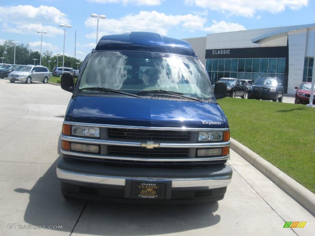 Indigo Blue Metallic Chevrolet Express