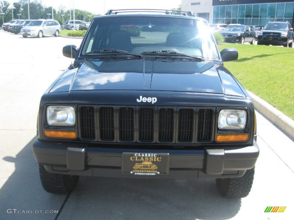 2001 Cherokee Sport 4x4 - Black / Agate photo #1