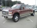 2008 Dark Copper Metallic Ford F350 Super Duty King Ranch Crew Cab 4x4 Dually  photo #1