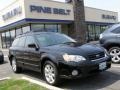 2006 Obsidian Black Pearl Subaru Outback 2.5i Wagon  photo #3