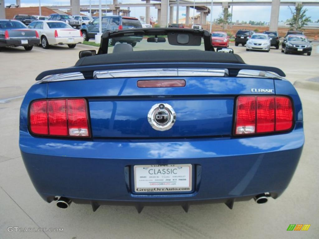 2007 Mustang GT/CS California Special Convertible - Vista Blue Metallic / Black/Dove Accent photo #6
