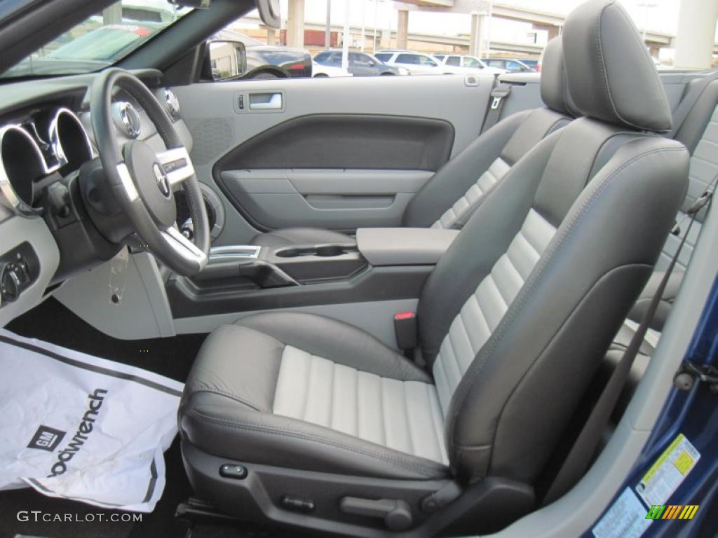 2007 Mustang GT/CS California Special Convertible - Vista Blue Metallic / Black/Dove Accent photo #8