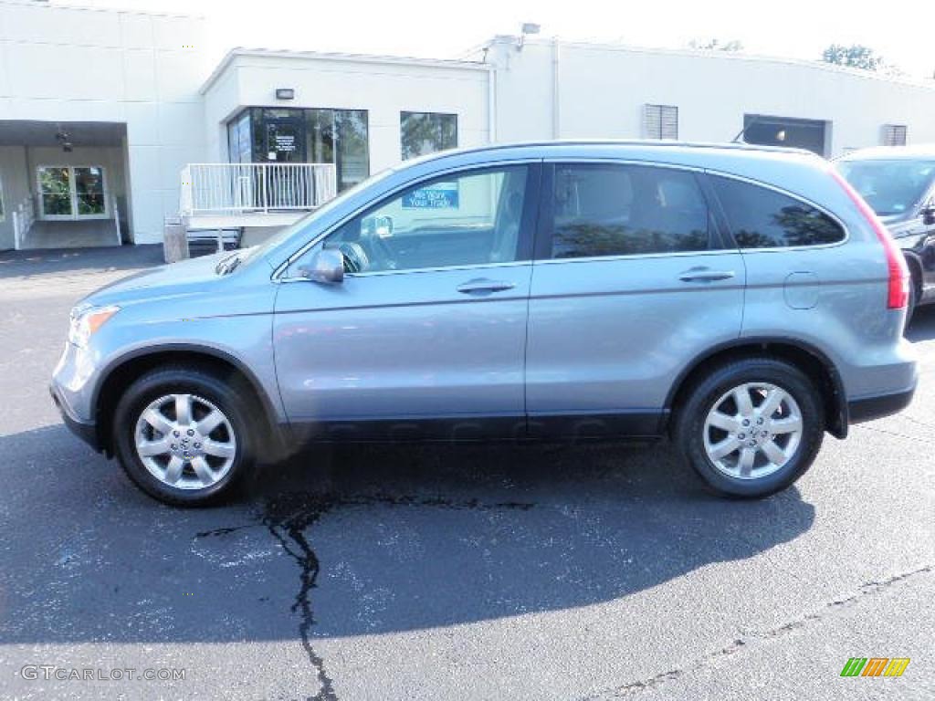 2008 CR-V EX-L - Glacier Blue Metallic / Gray photo #1