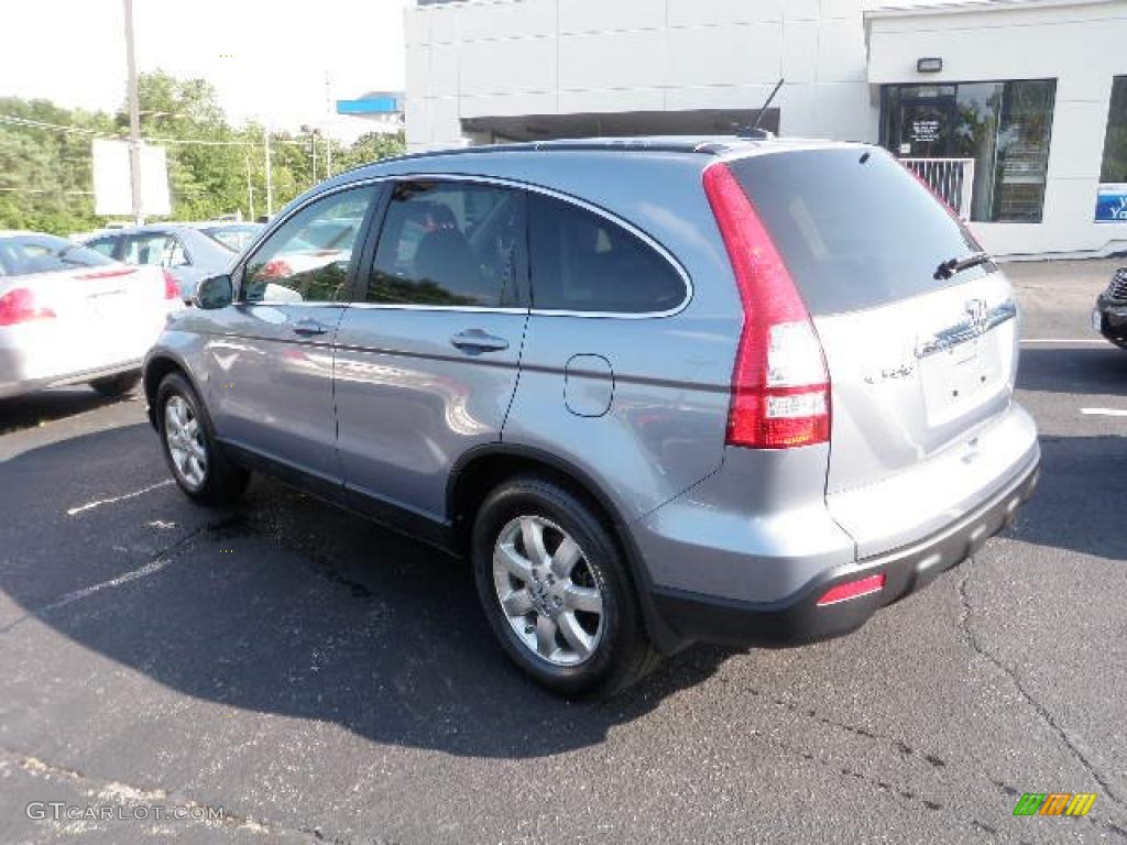 2008 CR-V EX-L - Glacier Blue Metallic / Gray photo #2
