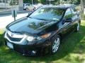 2010 Crystal Black Pearl Acura TSX Sedan  photo #2