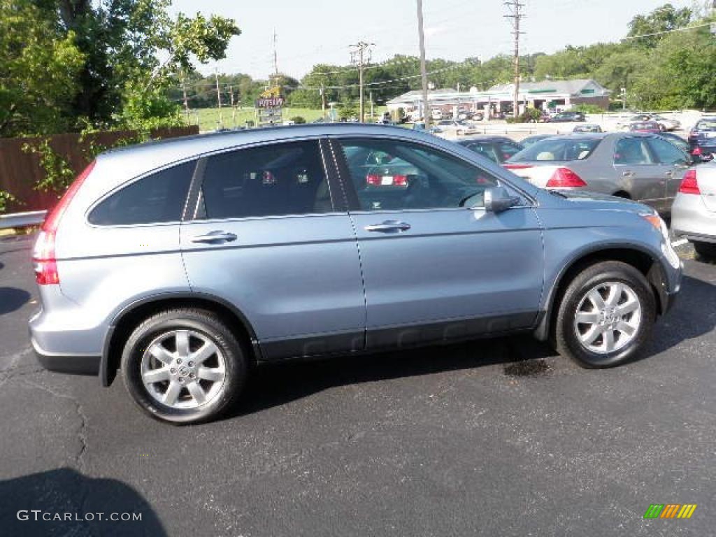 2008 CR-V EX-L - Glacier Blue Metallic / Gray photo #5