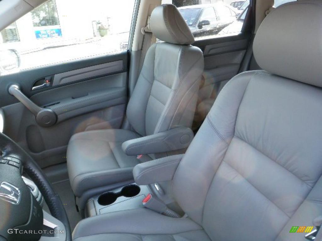 2008 CR-V EX-L - Glacier Blue Metallic / Gray photo #14