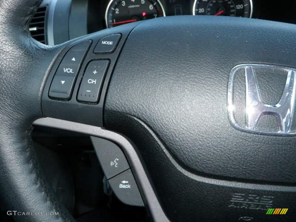 2008 CR-V EX-L - Glacier Blue Metallic / Gray photo #28
