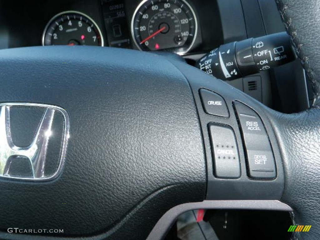 2008 CR-V EX-L - Glacier Blue Metallic / Gray photo #29