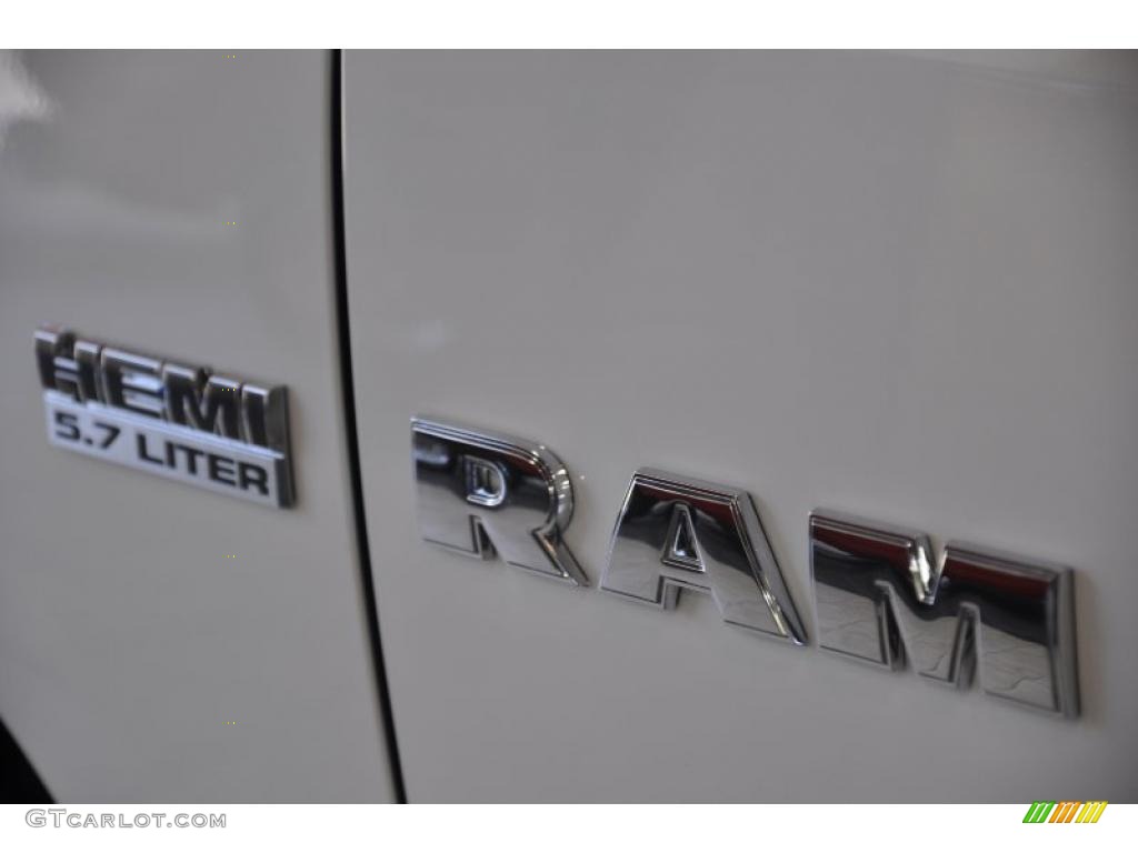 2010 Ram 1500 Big Horn Quad Cab - Stone White / Dark Slate/Medium Graystone photo #5