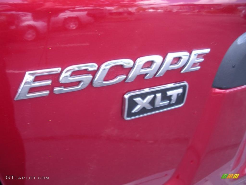 2004 Escape XLT V6 4WD - Redfire Metallic / Medium/Dark Flint photo #7
