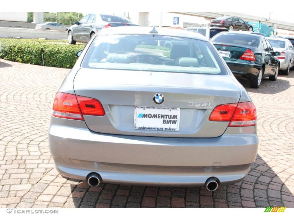 2009 3 Series 335i Coupe - Space Grey Metallic / Grey photo #4