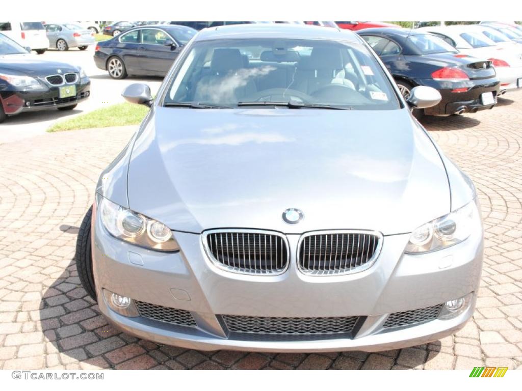 2009 3 Series 335i Coupe - Space Grey Metallic / Grey photo #8