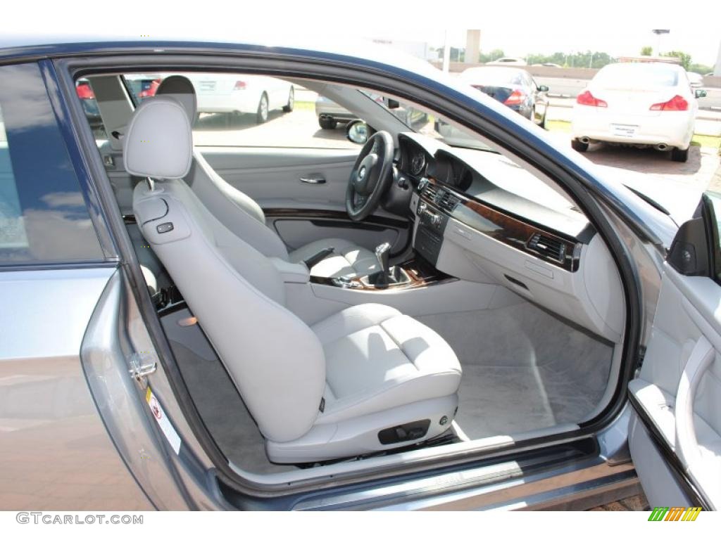 2009 3 Series 335i Coupe - Space Grey Metallic / Grey photo #9